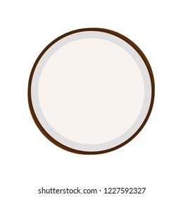 Coconut symbol. logo.