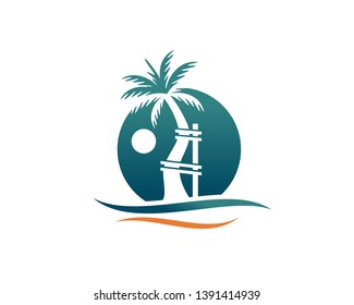coconut tree of andry in island scene