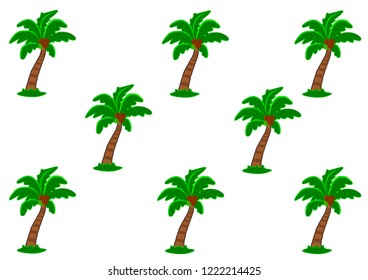 Coconut tree background