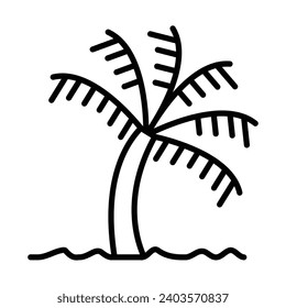 Coconut Tree icon design for personal commercial use