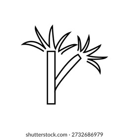 coconut tree icon illustration element design