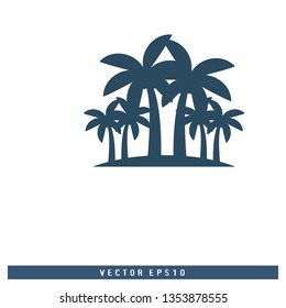 coconut tree icon nature symbol