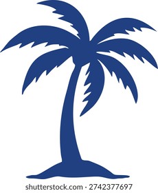 Coconut Tree icon, palm tree icon, tree of coconut, Black Palm Trees
