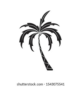 Coconut Tree Icon Vector Isolated White Background Your Web Mobile