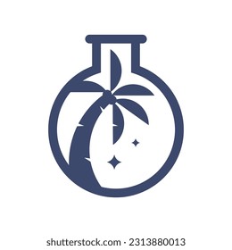 Kokosnuss-Baumsymbol, Vektorgrafik einzeln auf weißem Hintergrund für Ihr Web- und Mobile-App-Design, Coconut-Baum-Logo-Konzept