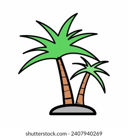 Coconut Tree Icon For Your Project