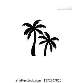 coconut  tree icon.vector illustration.eps10.