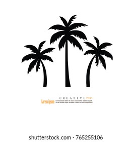 coconut tree icon.vector illustration.eps10.