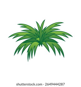 coconut tree leaves vector, palm tree logo