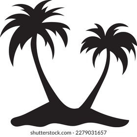 coconut tree on the beach palm tree 