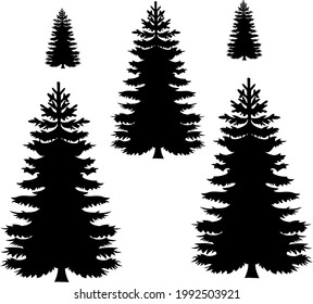 coconut tree silhouette design vector for design material