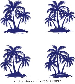 Coconut Tree Vector Art Design