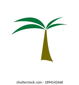 coconut tree vector good for design illustration forest