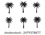 coconut tree vector illustration design.