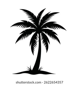 Coconut Tree Vector – Tropical Island and Beach Vibes


