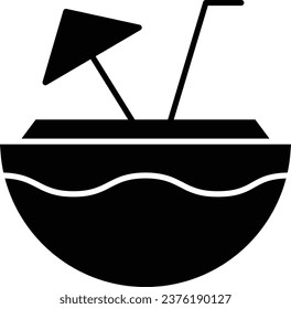 coconut vector design icon for download.eps