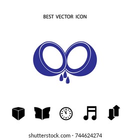 Coconut, vector icon