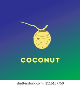 coconut vector illustration