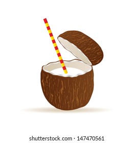 coconut vector illustration