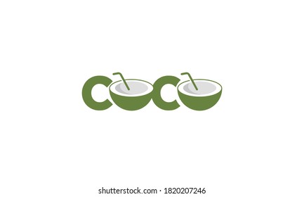 Coconut Vector Logo Design Inspirations