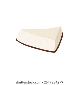 Coconuts and coconut half with leaves isolated on a white background. Vector illustration cartoon flat coconut icon isolated on white background.