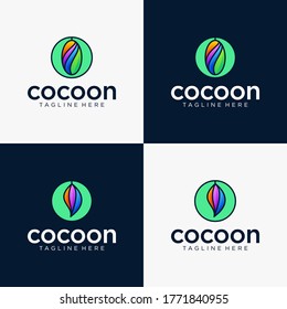 Cocoon colorful modern logo template