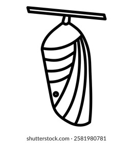 Cocoon icon Black and white logo