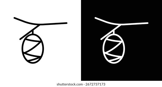 Icono de cocoon elemento gráfico Ilustración diseño de Plantilla