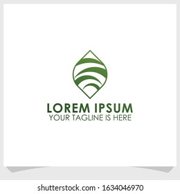 cocoon  icon logo design template, animal logo template design vector