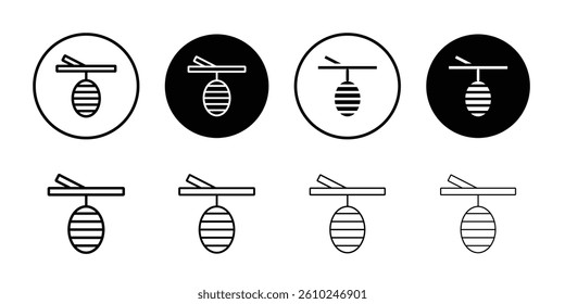 Cocoon icon Logo symbol sign set