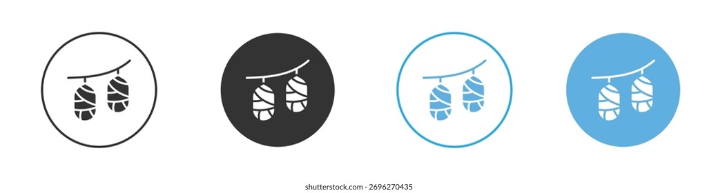 Cocoon icon Logo Template Design set