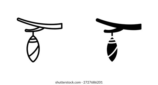 Ícone de casulo símbolo logotipo elemento gráfico de design. EPS10