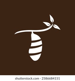Cocoon Icon And Symbol Template Illustration