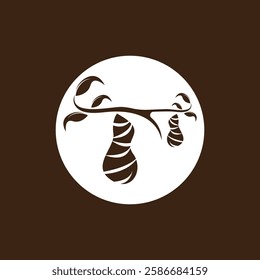 Cocoon Icon And Symbol Template Illustration