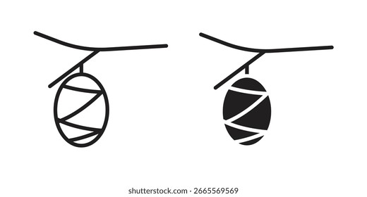 Cocoon icon. Vector Illustration. Isolated vector Illustration. EPS Illustration.