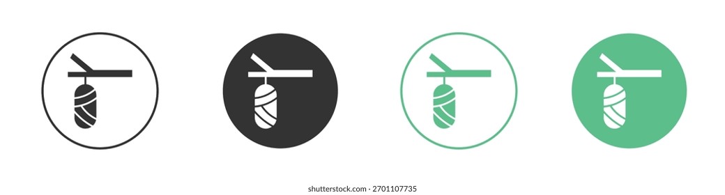 Pictograma de Vector de iconos de Cocoon para Elementos de interfaz ui ux