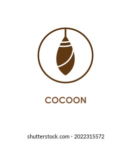 Cocoon Illustration Logo Vector Design