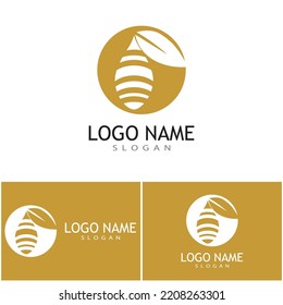 Diseño vectorial del logotipo de la ilustración de Cocoon