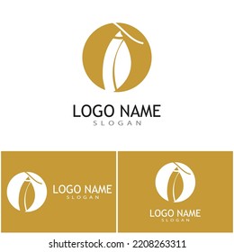 Cocoon illustration logo vector design