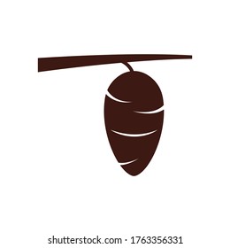 Cocoon logo template vector icon and symbol