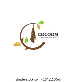 cocoon vector Illustration design template