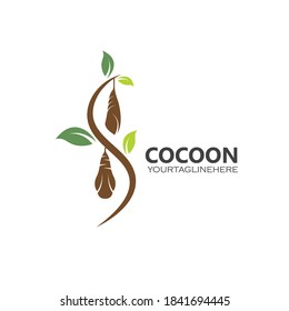 cocoon vector illustrtion design template