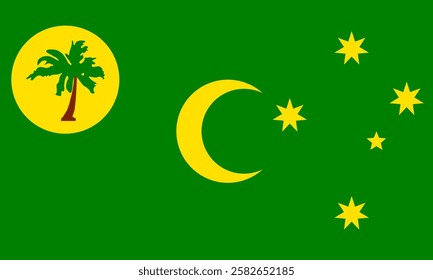 Cocos Keeling Islands Flag, Flag of Cocos Keeling Islands