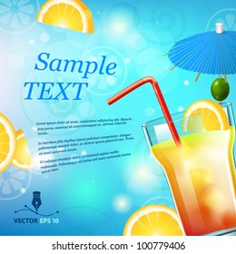 Coctail background