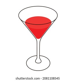 coctail drink fashion vector design
