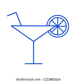 Coctail icon.Vector illustration