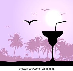 Coctail party on the beach