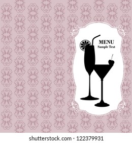 Coctails Menu Design / Cocktail party invitation
