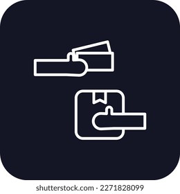 COD delivery service icons with black filled outline style. Shipping logistics symbol sign. Simple vector illustration. Related to package, fee, fast courier