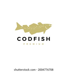 Cod Fish Logo Vector Icon Illustration